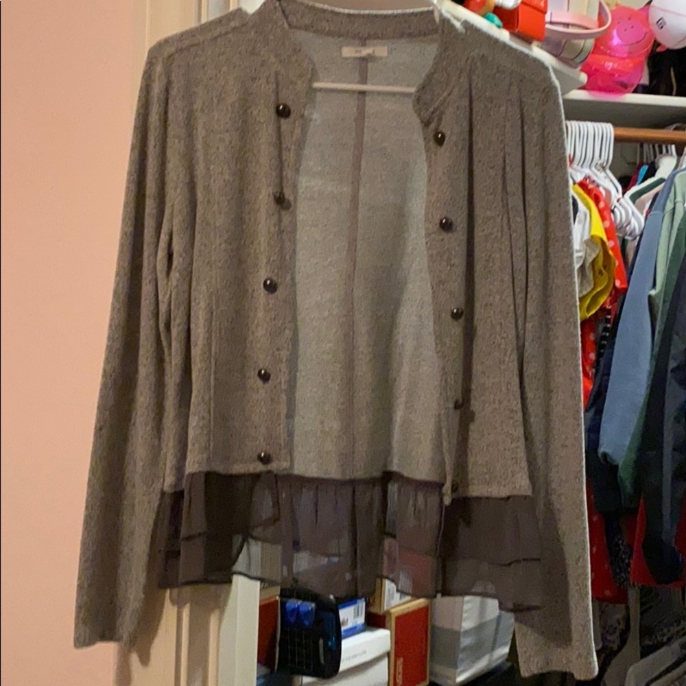 maurices button cardigan